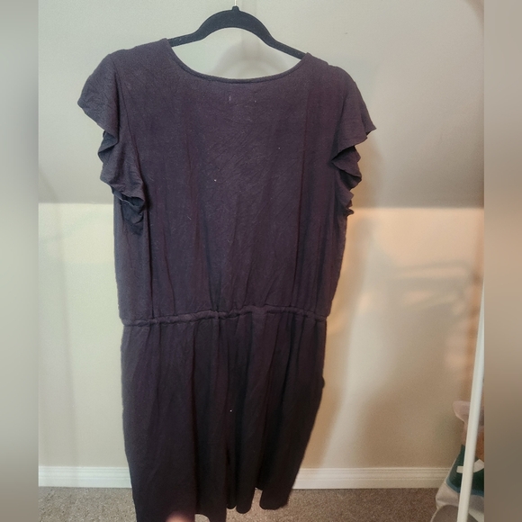 maurices- black 24/7 romper - Picture 2 of 3